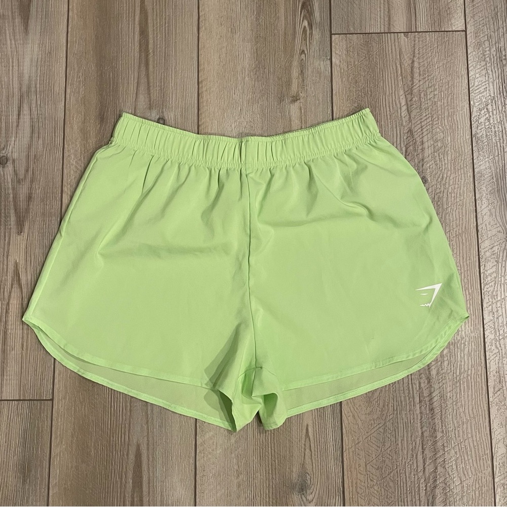Neon Green Gymshark Shorts